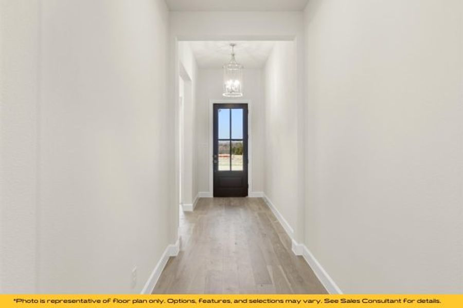 Representative unfurnished interior of a home built from the The Cayman by Stonefield Homes in The Highlands, Rockwall (Image 22).