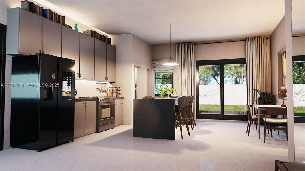 Furnished interior view inside a new home in , Lehigh Acres (Image 8).