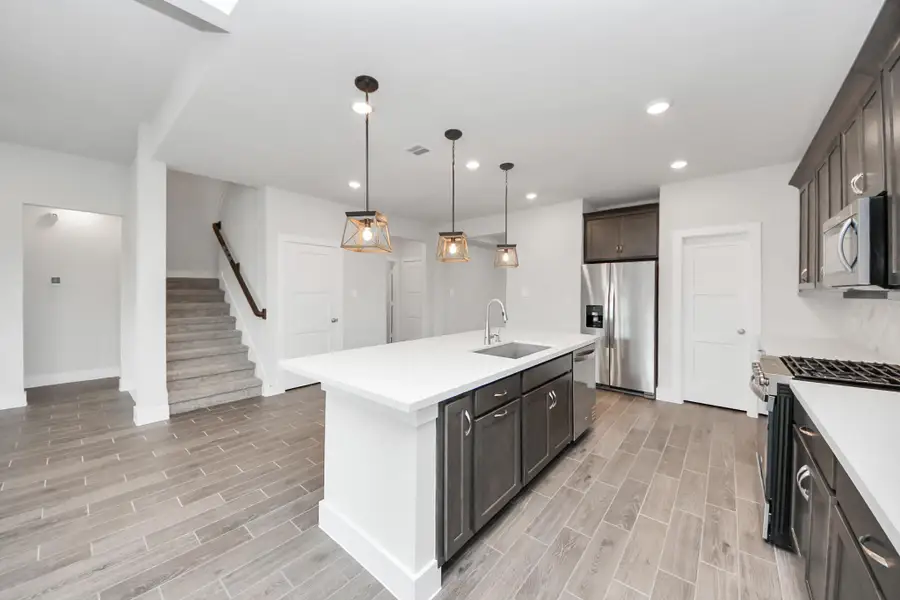 Furnished interior view inside a new home in Laurel Landing: Landmark Collection, Alvin (Image 4).
