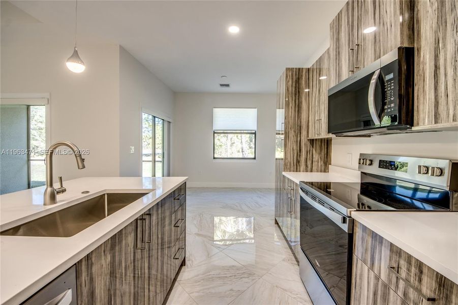 Furnished interior view inside a new home in , Lehigh Acres (Image 6). Furnished interior view inside a new home in , Lehigh Acres (Image 6).