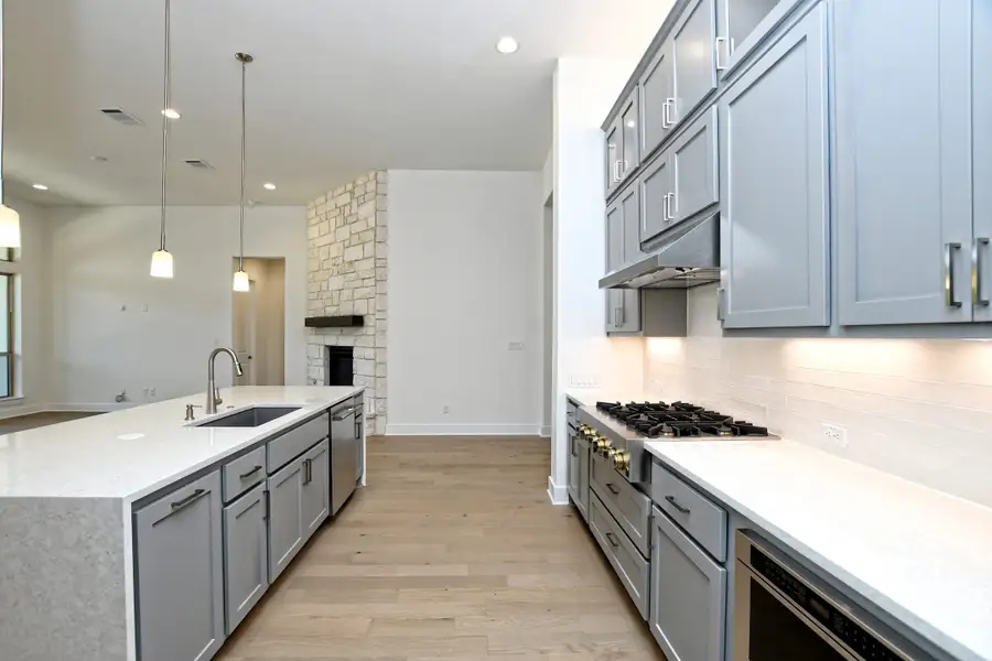 Representative furnished interior of a home built from the Siena III by Giddens Homes in Clearwater Ranch, Liberty Hill (Image 171).