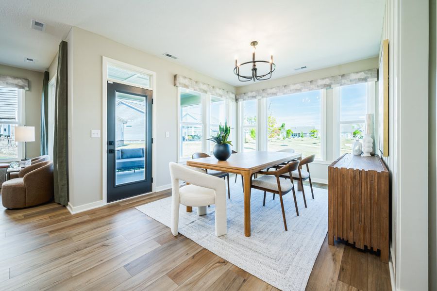 Representative furnished interior of a home built from the Camden by Fischer Homes in Easton Park, Dallas (Image 27).