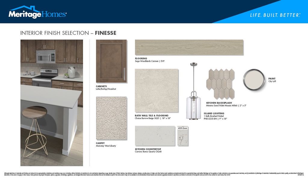 Sample of building materials used in homes in Riviera Pines - Premier Series, Huffman (Image 2). Sample of building materials used in homes in Riviera Pines - Premier Series, Huffman (Image 2).