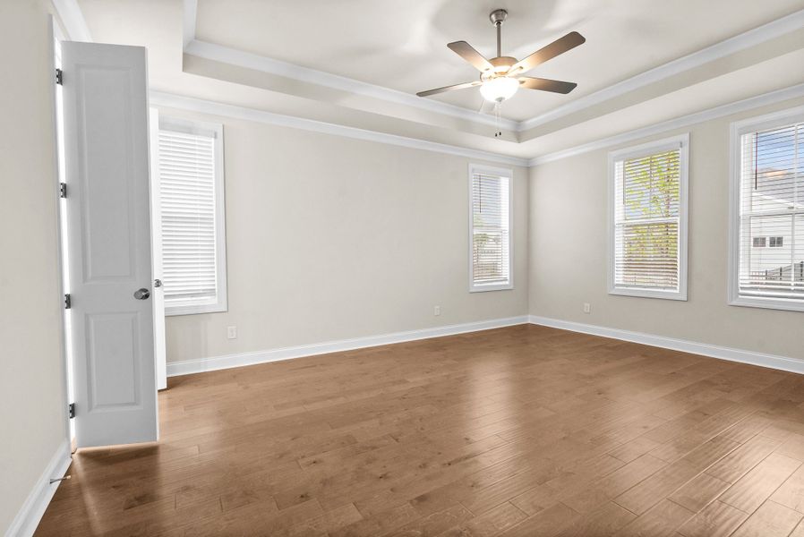 Representative unfurnished interior of a home built from the The McIntosh by The Providence Group in Promenade at Sawnee Village, Cumming (Image 22).