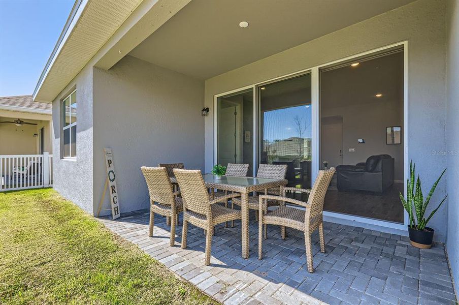 Beautiful back porch