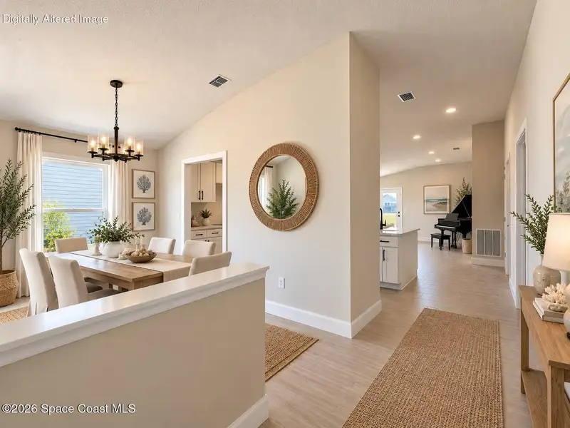 Furnished interior view inside a new home in St. John's Preserve, Palm Bay (Image 6).