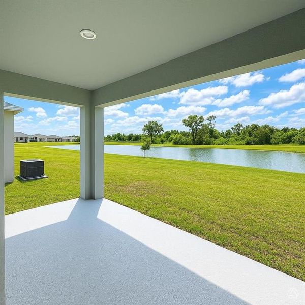 Exterior details and patio area of a home in Broadleaf, Parrish (Image 4).