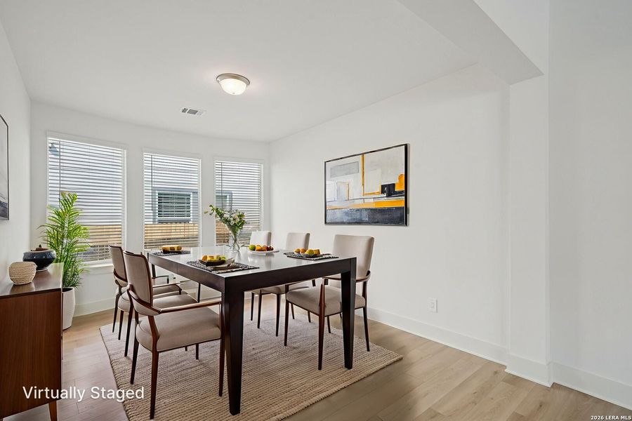 Furnished interior view inside a new home in Estancia Ranch - Premier Series, San Antonio (Image 13).