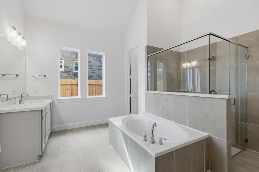 Furnished interior view inside a new home in Sundance Cove, Crosby (Image 8).