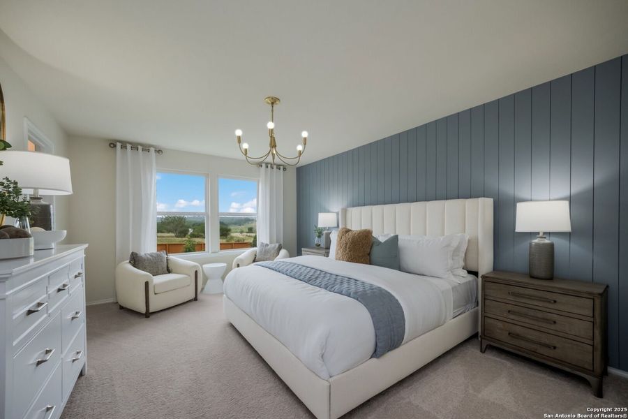 Furnished interior view inside a new home in Cinco Lakes, San Antonio (Image 5). Furnished interior view inside a new home in Cinco Lakes, San Antonio (Image 5).