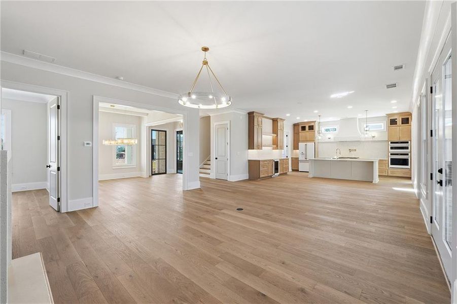 Spacious, unfurnished interior of a new home in , Marietta (Image 36).
