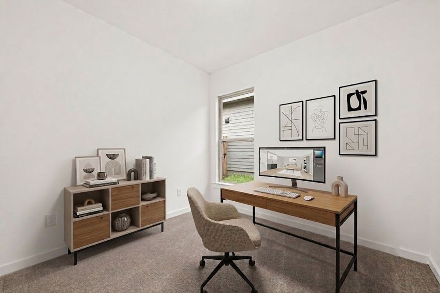 Furnished interior view inside a new home in Mostyn Springs, Magnolia (Image 8).