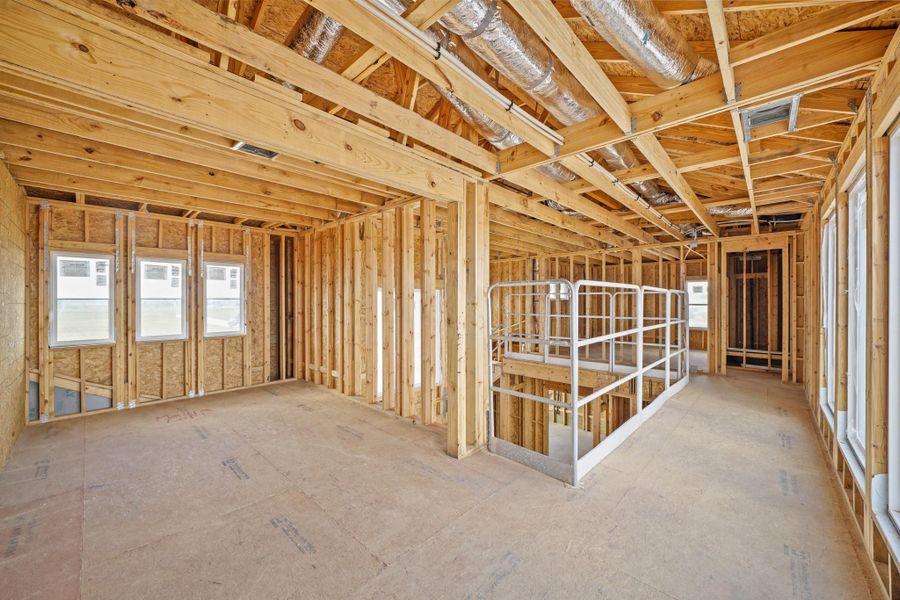 Spacious, unfurnished interior of a new home in Bridgeland, Cypress (Image 20).