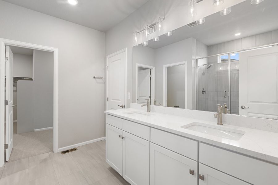 Furnished interior view inside a new home in The Manors Collection at Golden Overlook, Golden (Image 27).