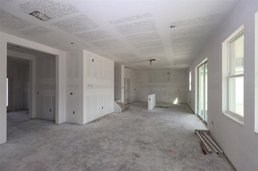 In-progress construction of a new home in Center Lake on the Park, St. Cloud, FL (Image 20).