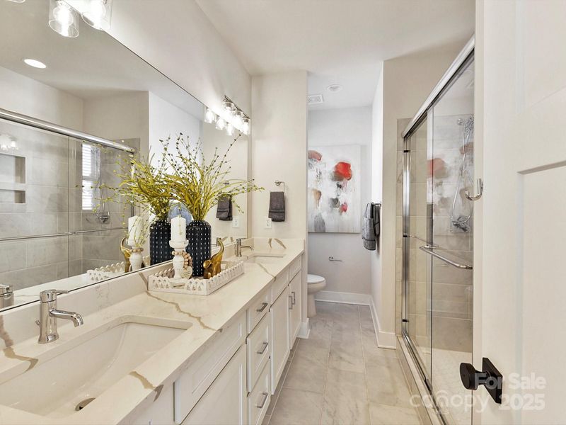 Furnished interior view inside a new home in LOSO Terraces, Charlotte (Image 9). Furnished interior view inside a new home in LOSO Terraces, Charlotte (Image 9).