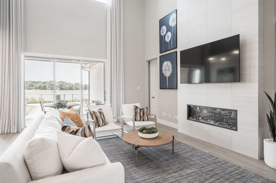 Representative furnished interior of a home built from the Verdin by Tri Pointe Homes in Pecan Ridge, Fulshear (Image 66).
