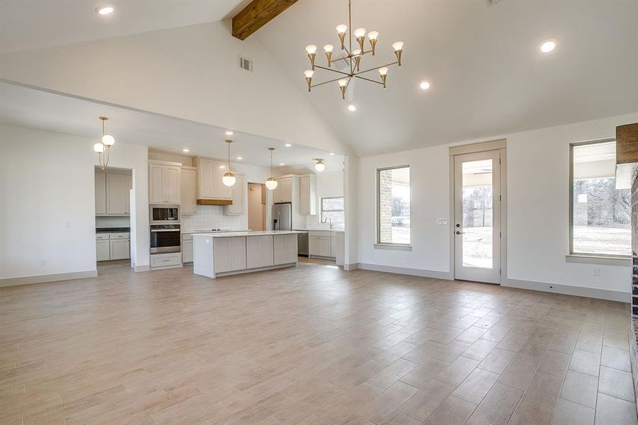 Spacious, unfurnished interior of a new home in , Poolville (Image 22).