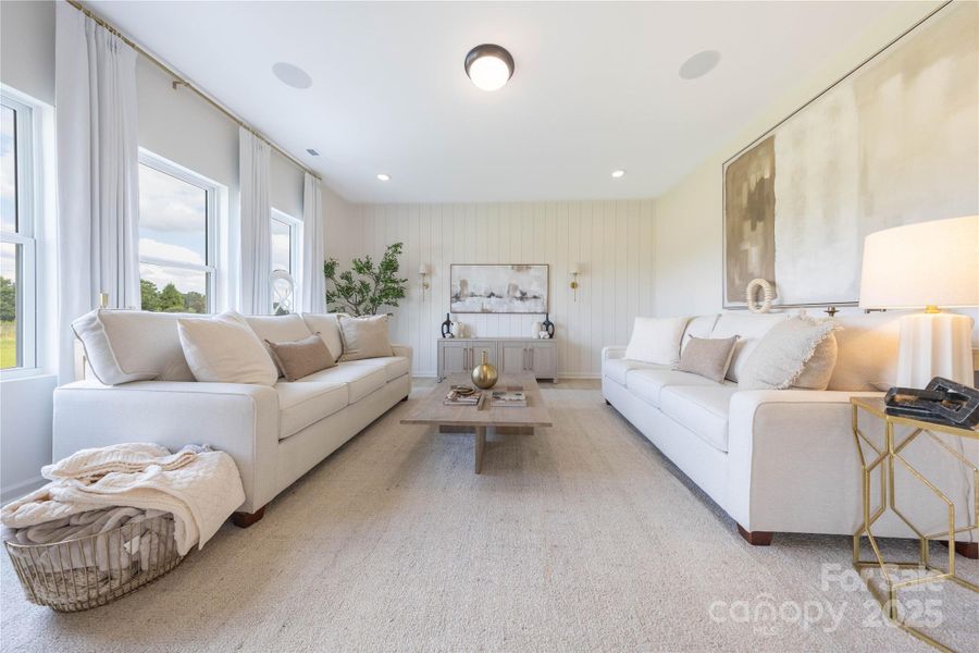 Furnished interior view inside a new home in Whispering Hills, Locust (Image 18).