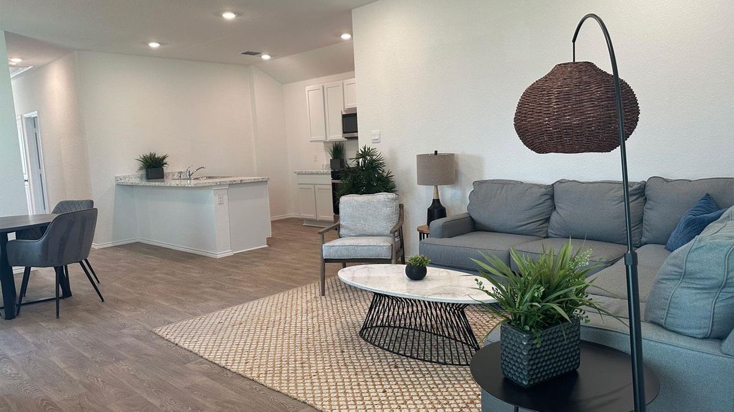 Furnished interior view inside a new home in Valverde, Bastrop (Image 6).