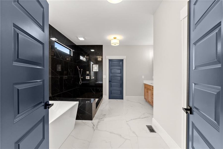 Furnished interior view inside a new home in , Dahlonega (Image 18).
