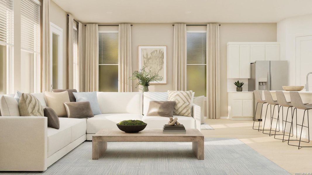 Furnished interior view inside a new home in Gatehouse, New Braunfels (Image 33).