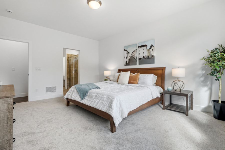 Furnished interior view inside a new home in Trailstone, Arvada (Image 4).