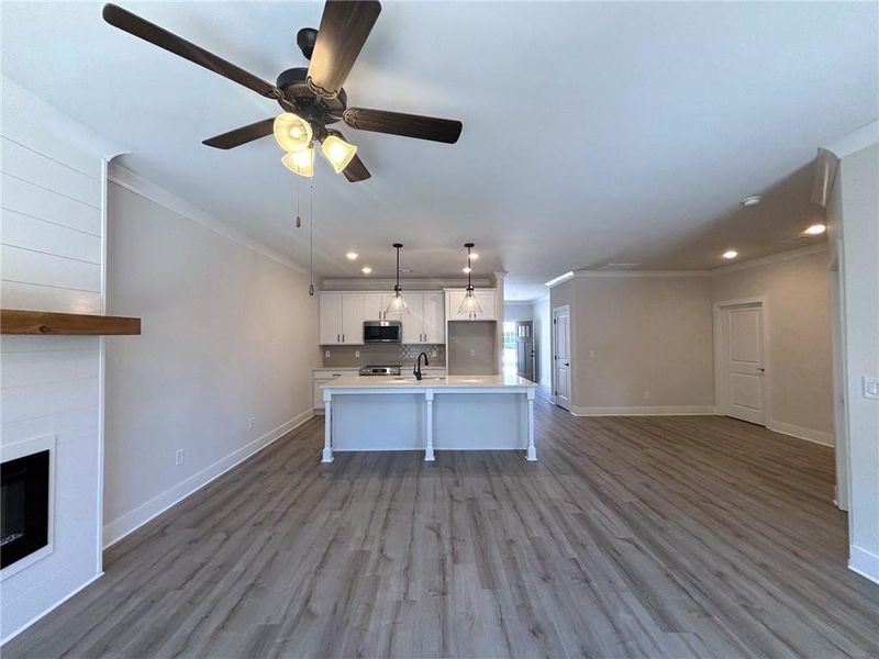 Furnished interior view inside a new home in , Cleveland (Image 10).