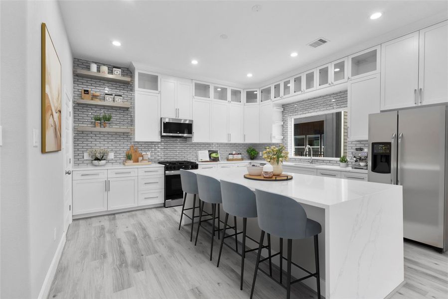 Kitchen - Virtual staged to illustrate potential - second floor Kitchen - Virtual staged to illustrate potential - second floor