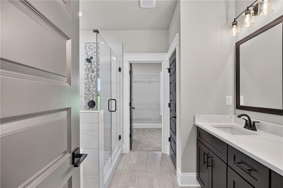 Furnished interior view inside a new home in , Waco (Image 8).