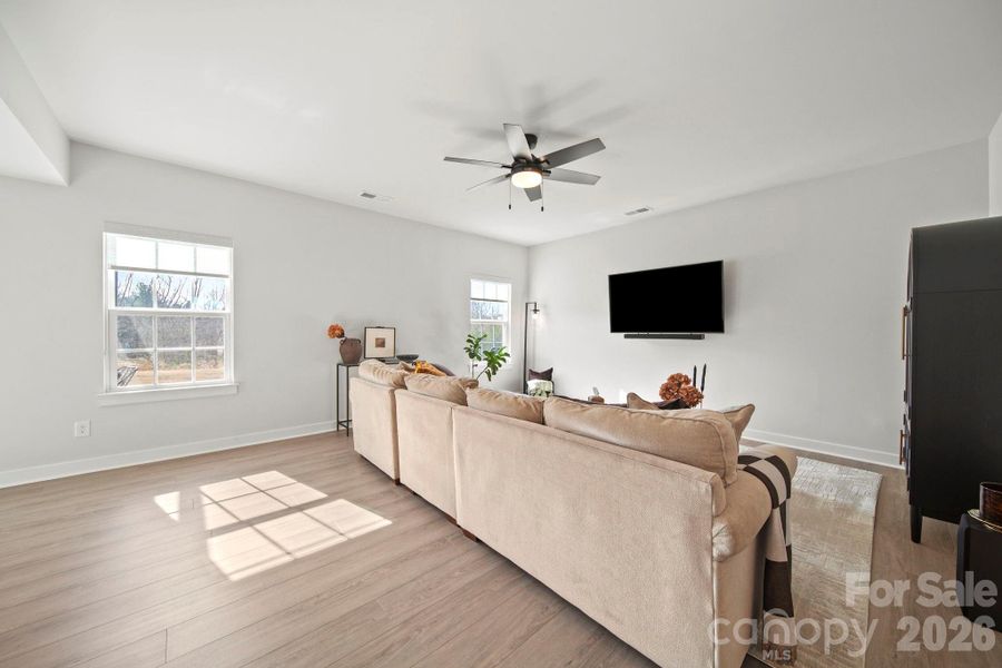 Furnished interior view inside a new home in , Monroe (Image 38).