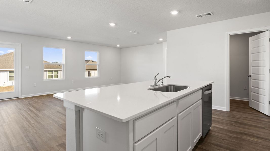Representative furnished interior of a home built from the Walker by D.R. Horton in Ashton Park Phase III, Freeport (Image 6).