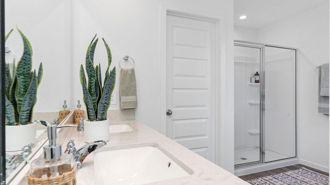 Furnished interior view inside a new home in Legacy Village, Houston (Image 13). Furnished interior view inside a new home in Legacy Village, Houston (Image 13).