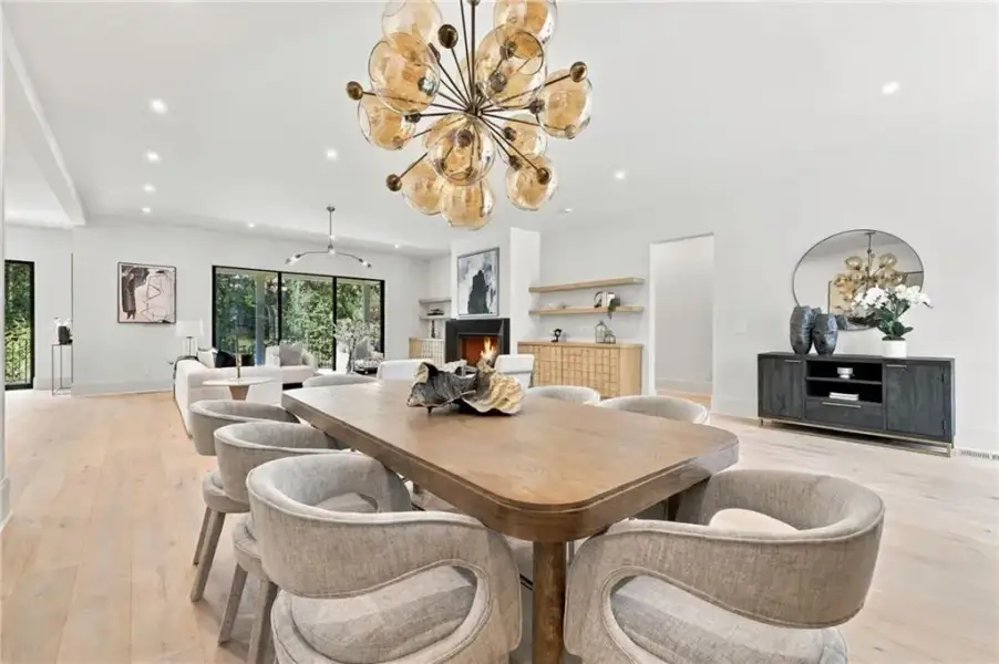 Furnished interior view inside a new home in , Sandy Springs (Image 48).