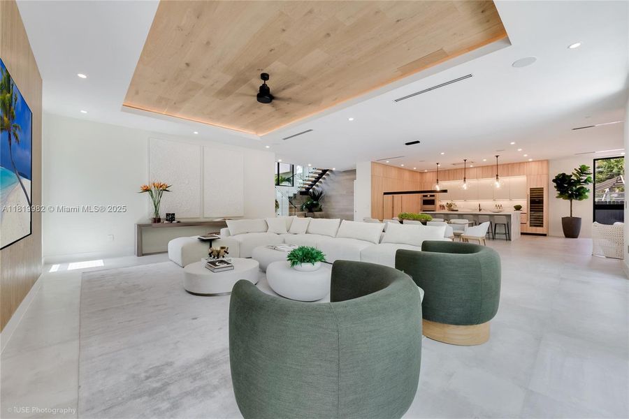 Furnished interior view inside a new home in , Miami (Image 4). Furnished interior view inside a new home in , Miami (Image 4).