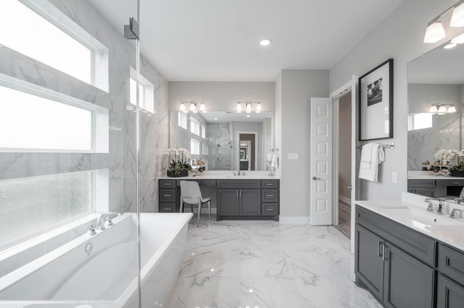 Representative furnished interior of a home built from the Casoria by Tri Pointe Homes in The Estates at James Lane, Fulshear (Image 50).