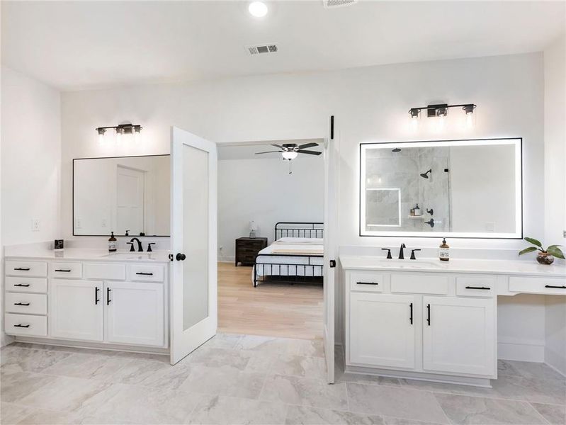 Furnished interior view inside a new home in , Gillsville (Image 20).