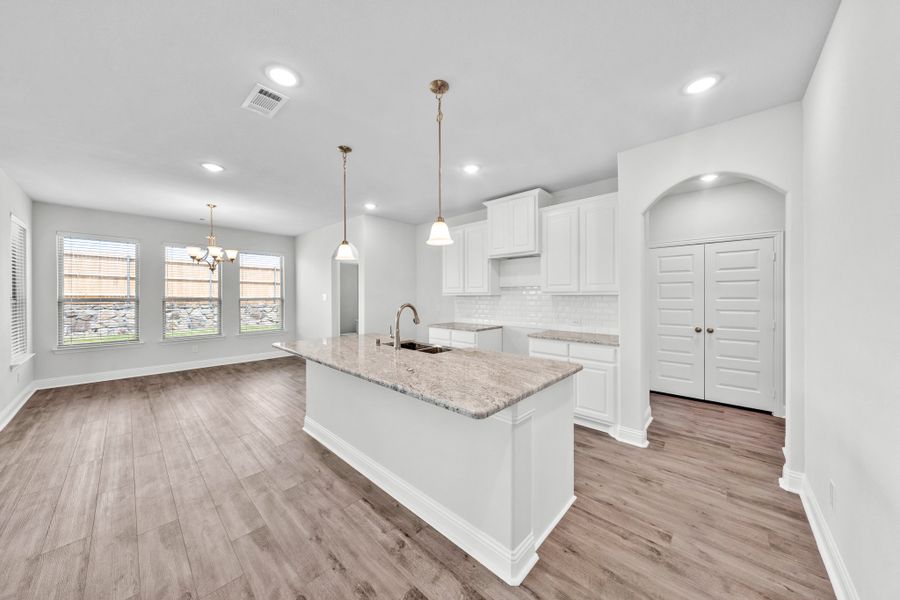 Furnished interior view inside a new home in Summerwood, Red Oak (Image 7). Furnished interior view inside a new home in Summerwood, Red Oak (Image 7).