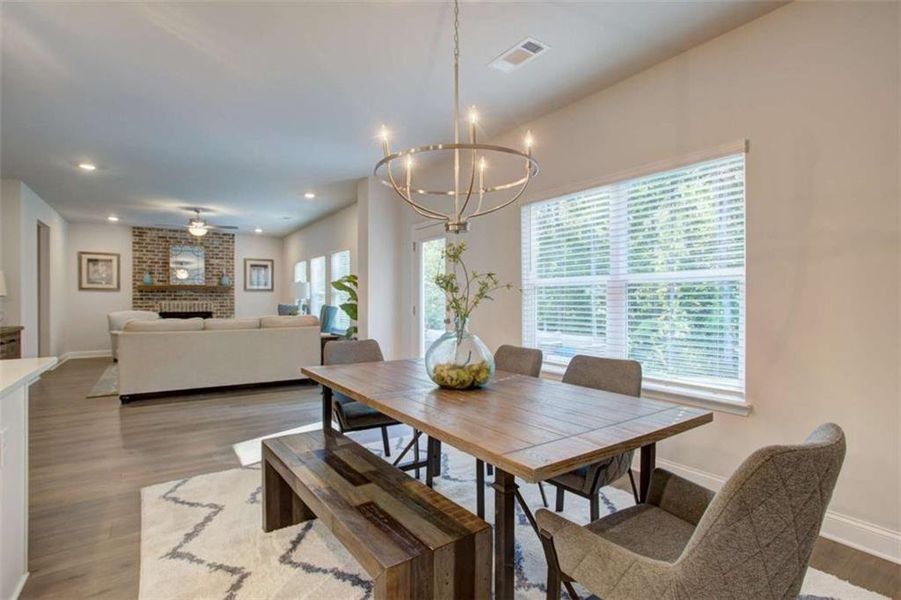 Furnished interior view inside a new home in High Shoals, Dallas (Image 4).