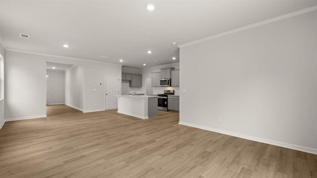 Spacious, unfurnished interior of a new home in Braselton Village, Braselton (Image 14).