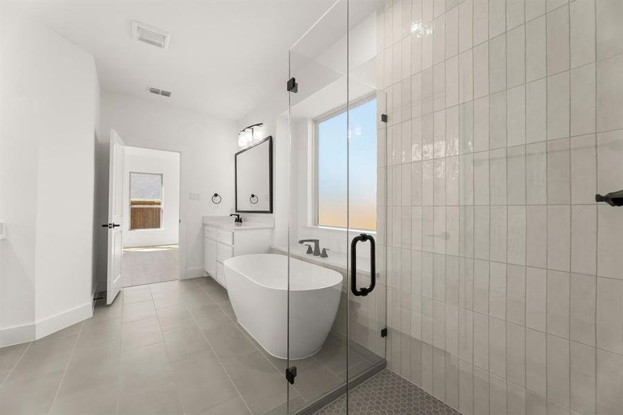 Furnished interior view inside a new home in Valencia on The Lake, Little Elm (Image 17).