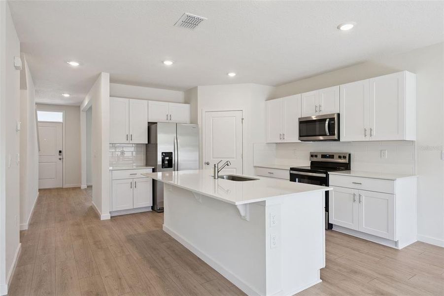 Furnished interior view inside a new home in Bradbury Estates, Sanford (Image 10).