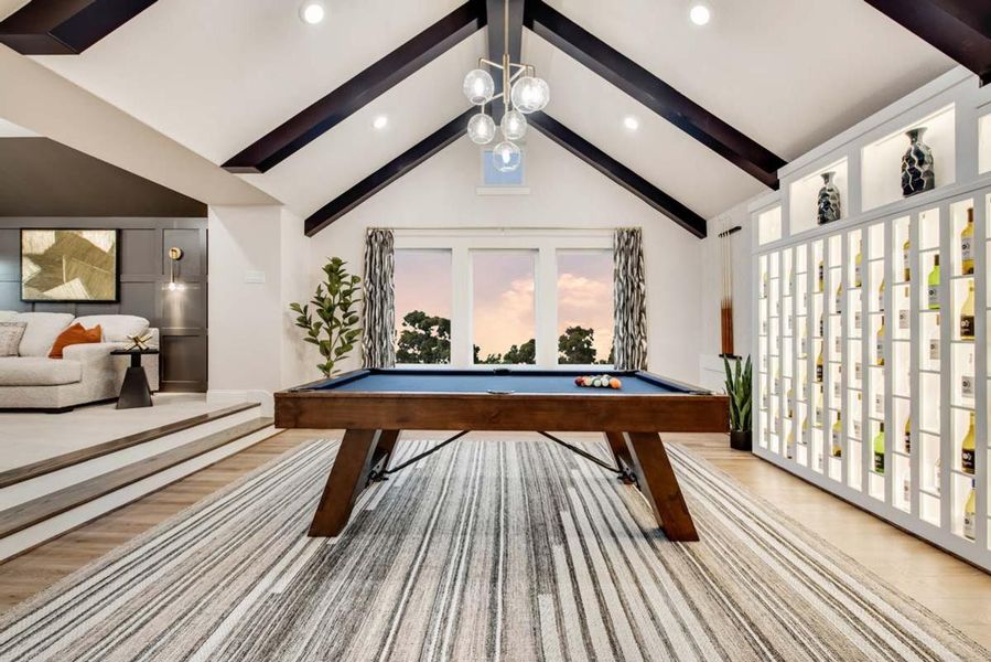 Representative furnished interior of a home built from the Grand Monterra II by Grand Homes in Grand Oaks, Celina (Image 15).