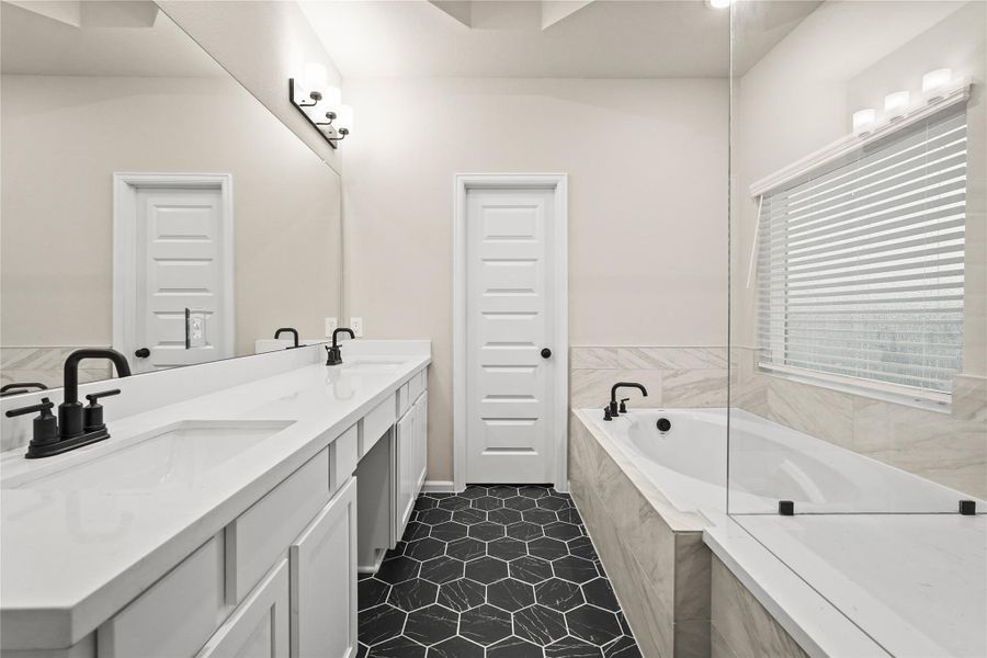 Relaxing primary bath (*Photo not of actual home and used for illustration purposes only.)