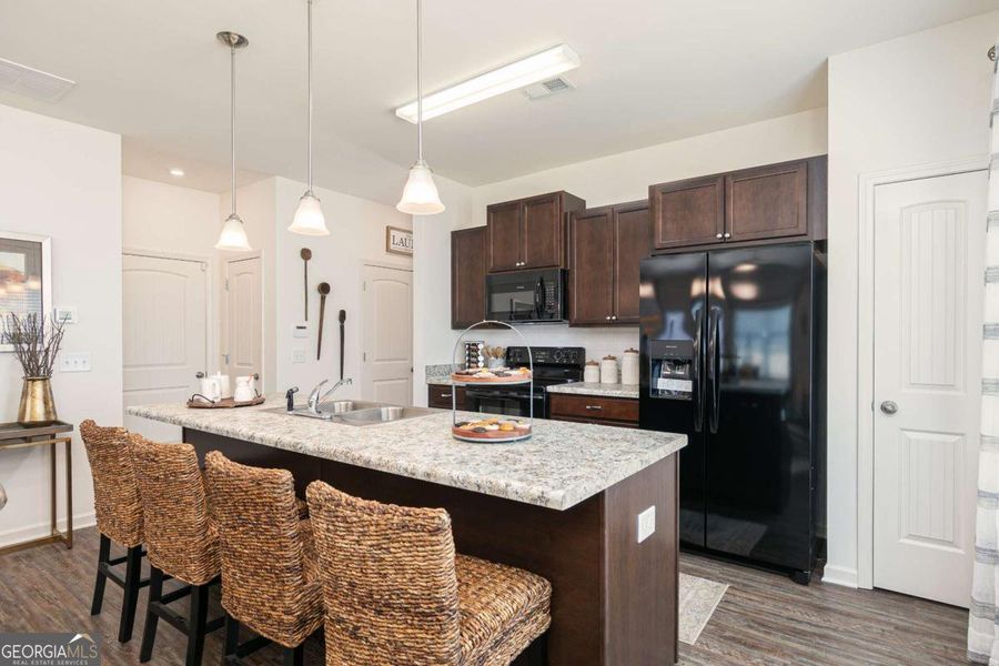 Furnished interior view inside a new home in Maddox Station, Eatonton (Image 10).