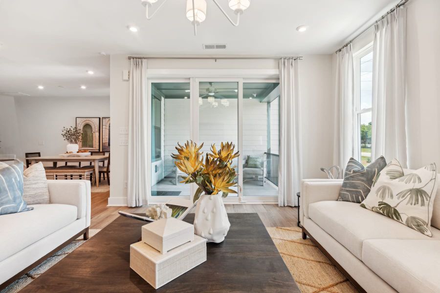 Representative furnished interior of a home built from the Boyd by Tri Pointe Homes in Seven Oaks, Belmont (Image 11).