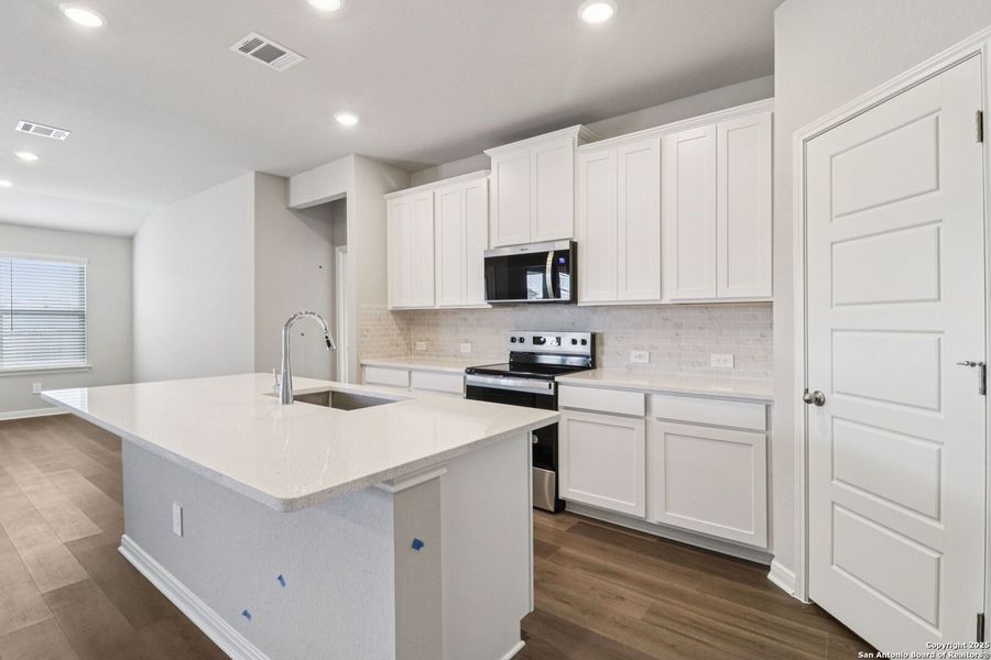 Furnished interior view inside a new home in , San Antonio (Image 3). Furnished interior view inside a new home in , San Antonio (Image 3).