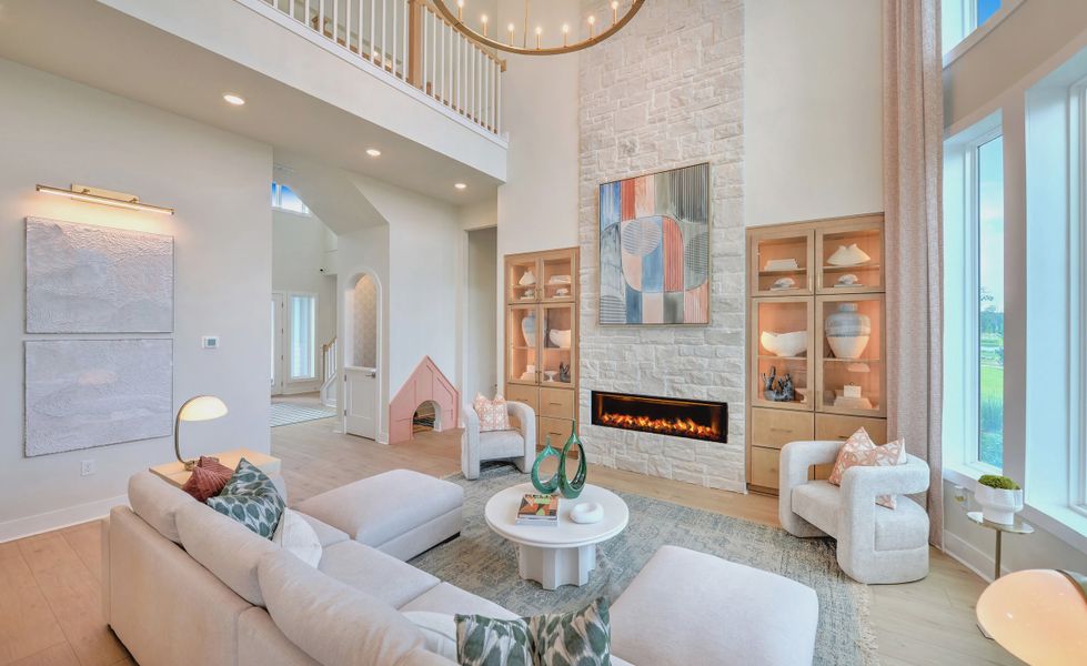 Furnished interior view inside a new home in Weslyn Park at Sunbridge, St. Cloud (Image 10).