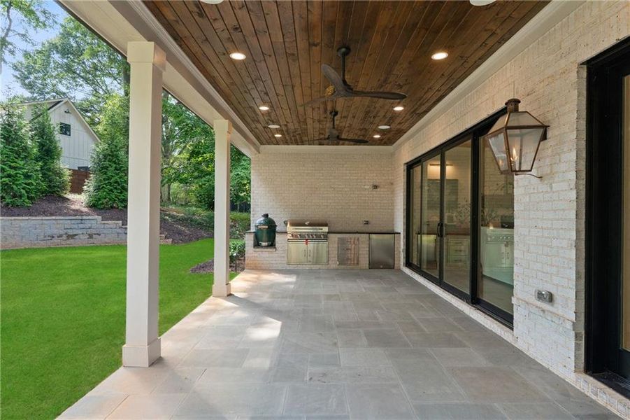Exterior details and patio area of a home in , Alpharetta (Image 33).