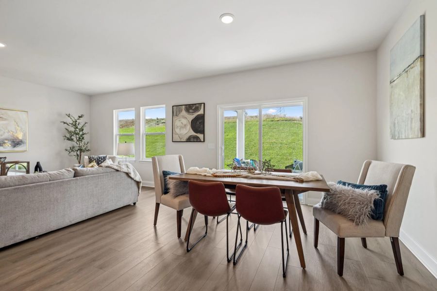 Representative furnished interior of a home built from the Bartlett by Ashton Woods in Cades Bluff, Lebanon (Image 11).